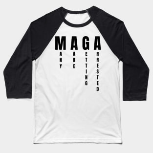 Funny MAGA Anti Trump Gifts Shirt Stickers Baseball T-Shirt